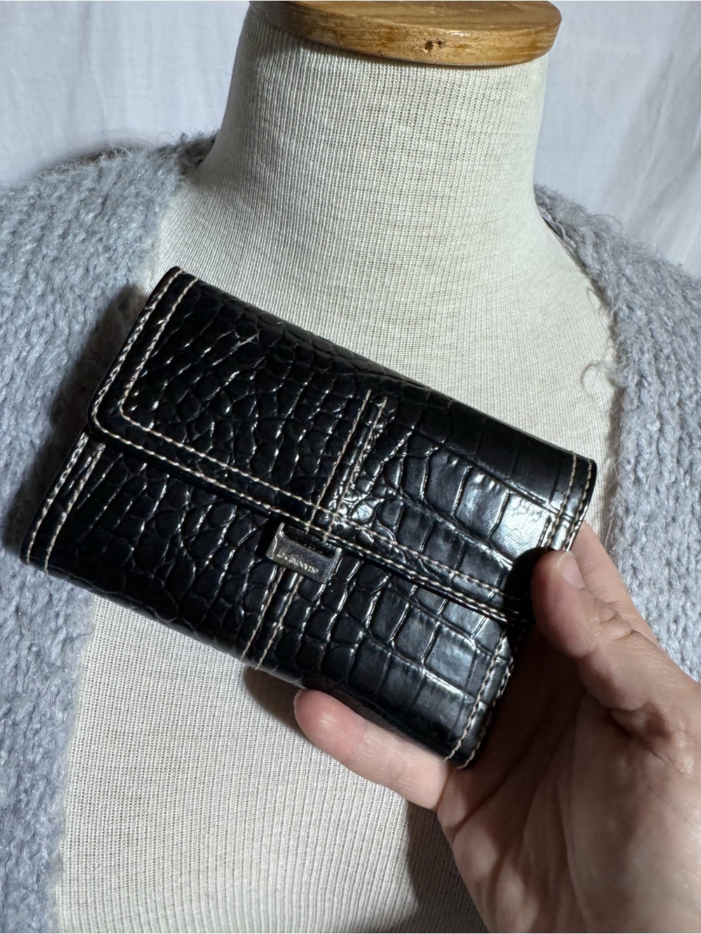 Liz Claiborne black tri-fold wallet